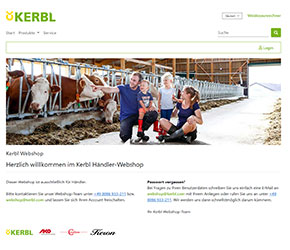 Webshop Screenshot