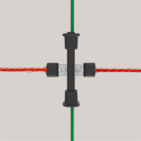Litzclip Vertikalstrebenverbinder / Kreuzverbinder