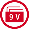 Pictogramm 9 Volt