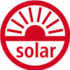 Symbol für Spannungsversorgung 12 Volt Solar