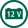 Piktogramm für 12 V Akku-Geräte