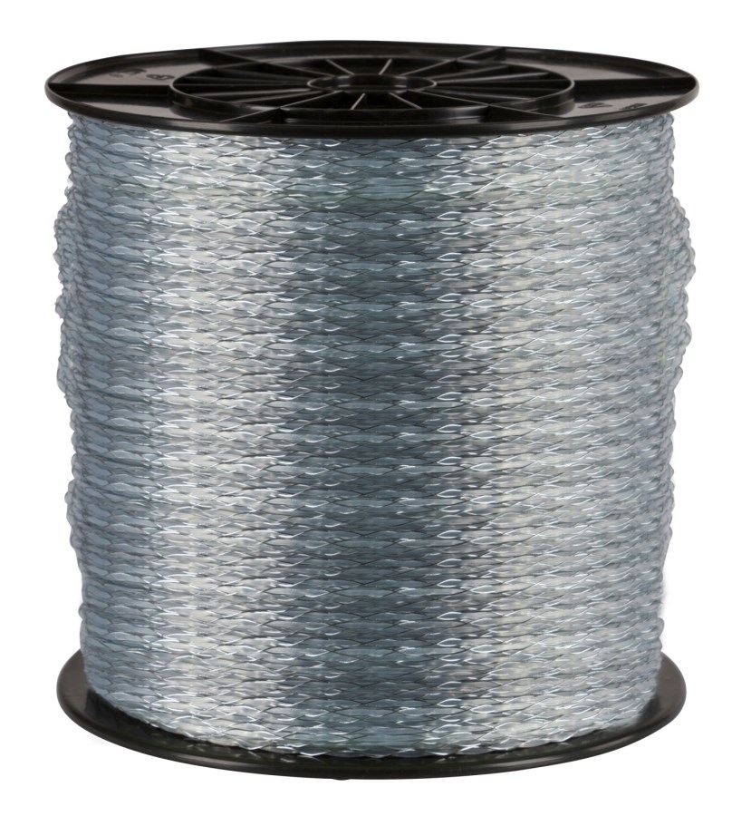 Weidezaunlitze 6-Leiter Nirosta 250m – Schwarz/we Produktbild-Vorschau 3
