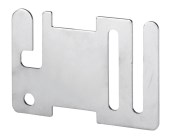 Start and end plate, stainless